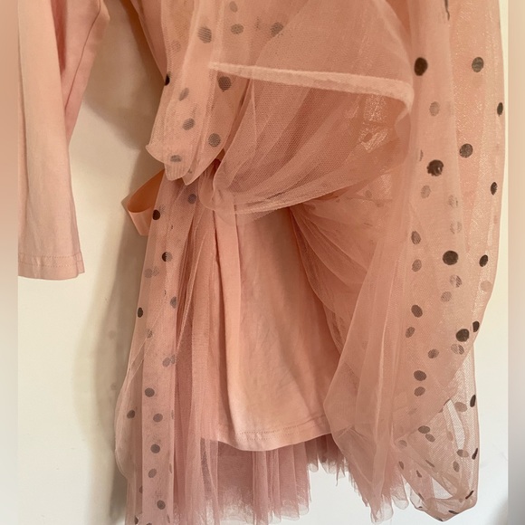 Designer Kidz Polka Dots Long Sleeve Dress - Picture 5 of 6